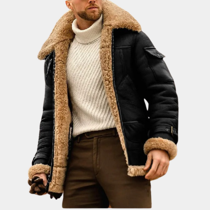 Elegancka kurtka męska Elegance, idealna do stylizacji casualowych i formalnych, podkreślająca męski styl.