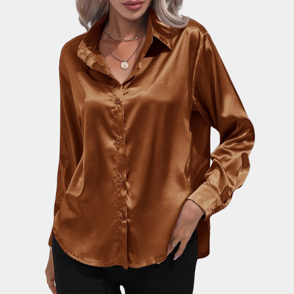 Damska bluzka Hanna, synonim elegancji i komfortu. Modna góra do stylizacji casual i biznesowych.