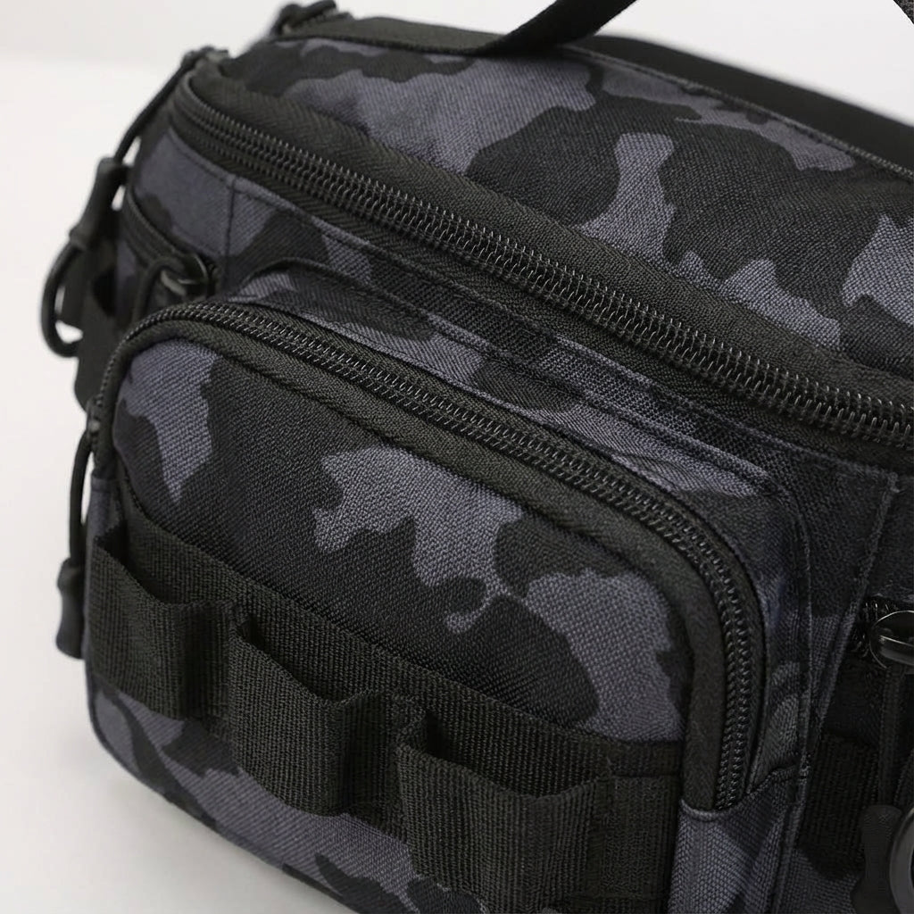 Wodoodporna nerka RangerPack. Pojemna saszetka biodrowa cargo, organizer EDC na survival i podróże.