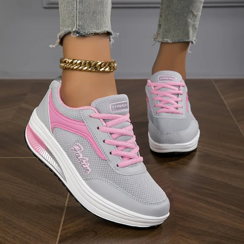 Damskie buty casualowe Lorene z miękką, amortyzowaną podeszwą, lekkie trampki sportowe.