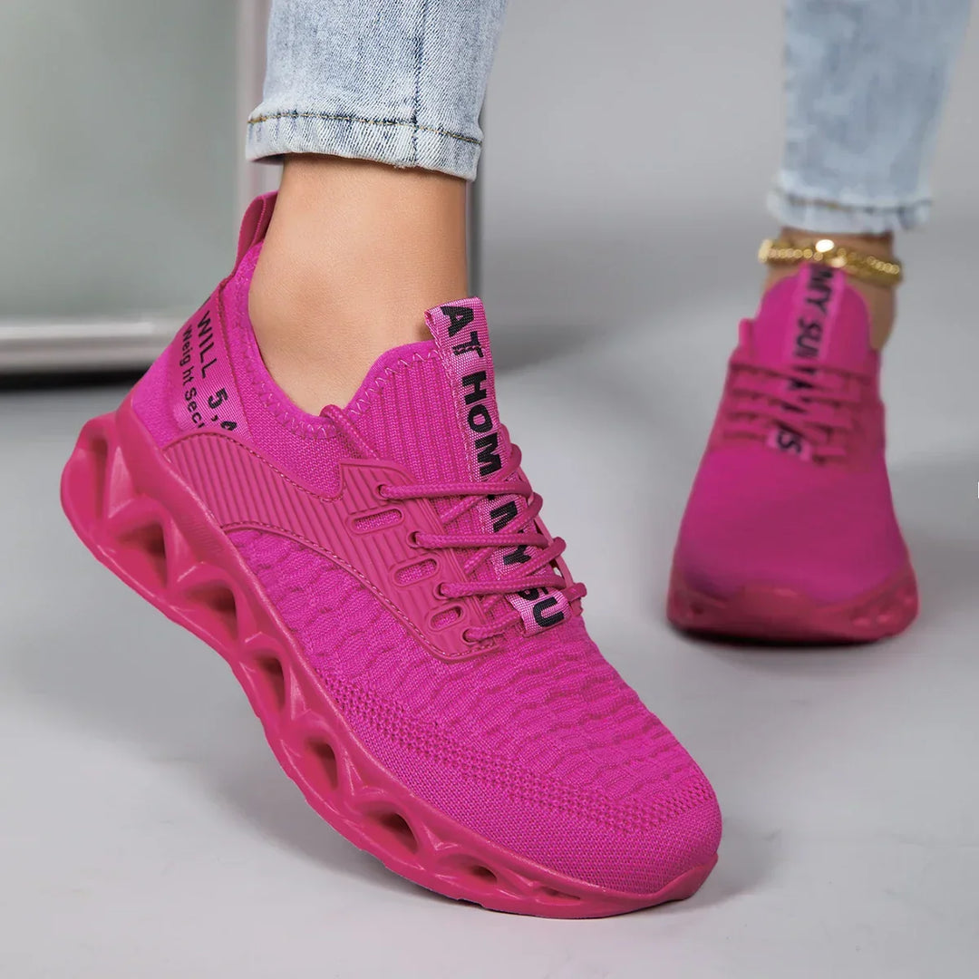 Wygodne damskie buty sportowe Leandra z amortyzacją, oddychające. Idealne codzienne obuwie dla kobiet.