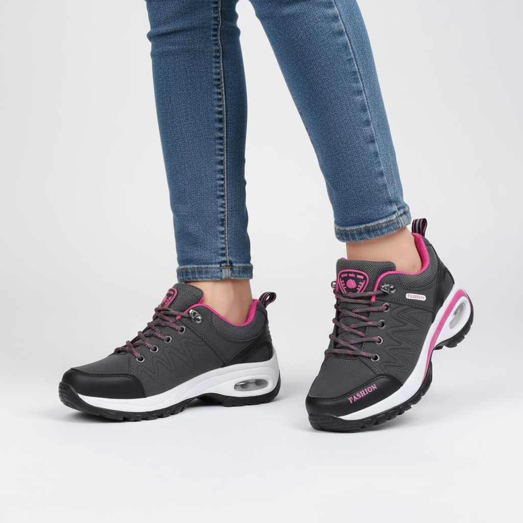 Stylowe damskie buty trekkingowe Heather, łączące komfort z modnym designem na co dzień i spacery.