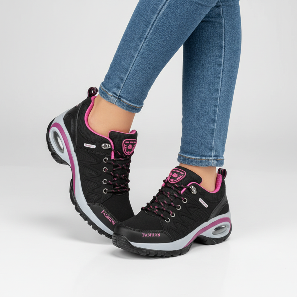 Damskie buty ortopedyczne Heather: optymalne wsparcie i komfort dla aktywnych kobiet, idealne na każdą pogodę.