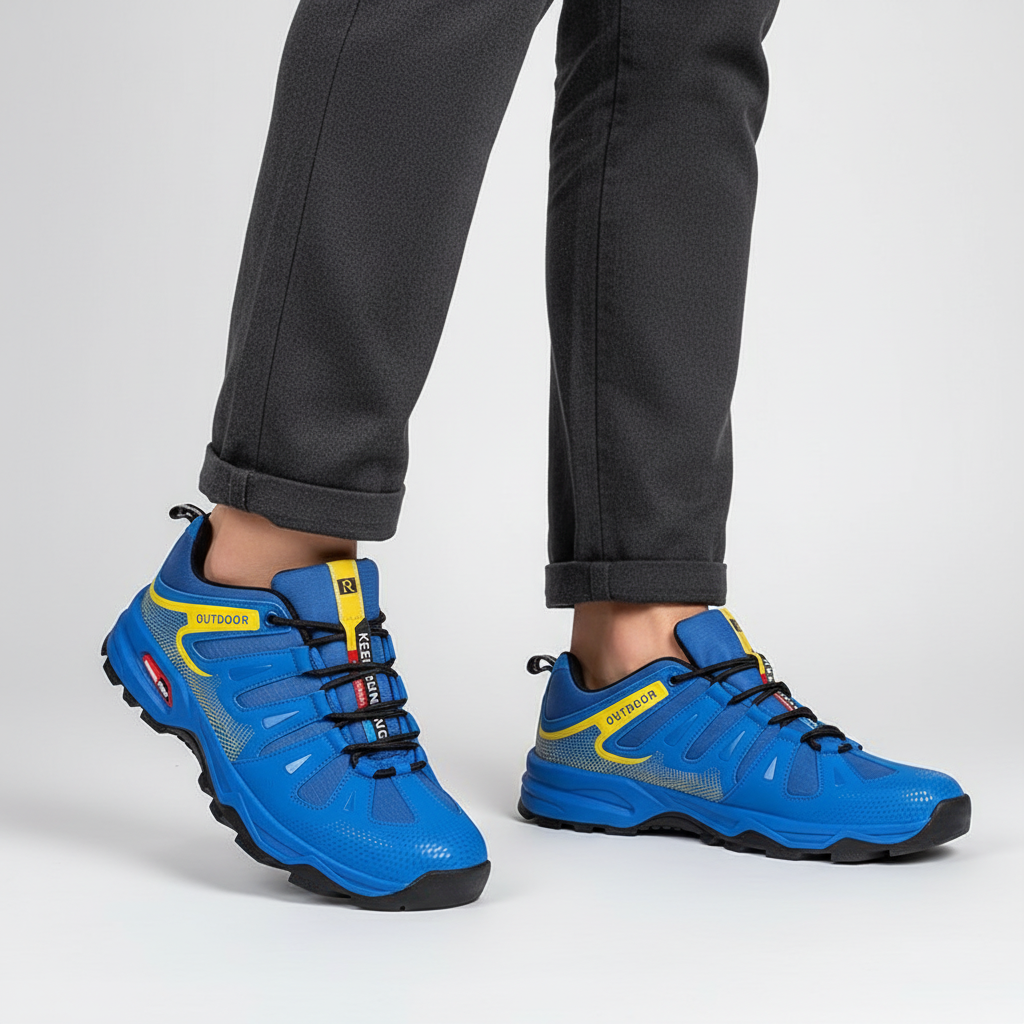 Męskie obuwie trekkingowe Dale. Sznurowane buty outdoorowe z gumową podeszwą dla pewnego kroku i wygody na każdej wędrówce.