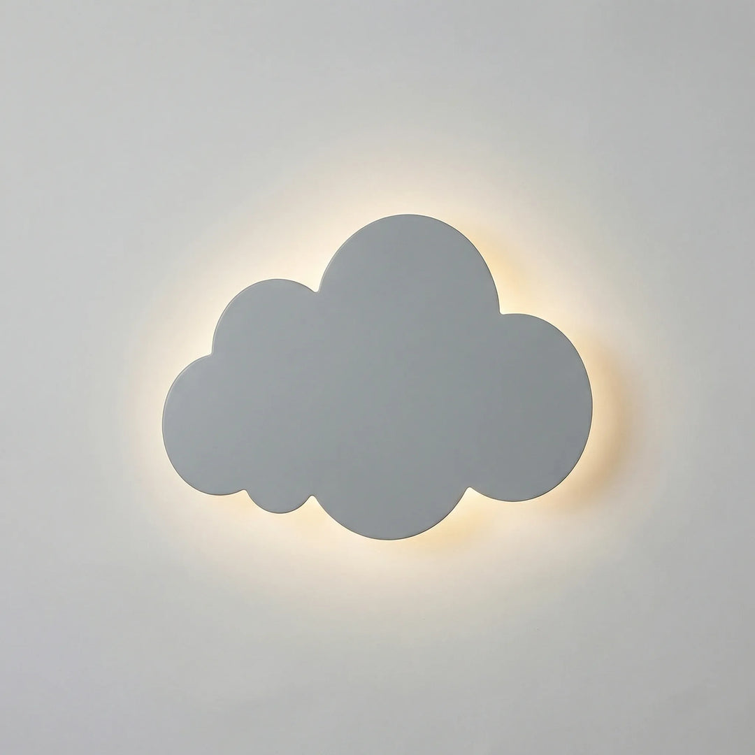 Dekoracyjny kinkiet LED Cloud do sypialni, ściemnialna lampa w kształcie chmury, energooszczędne oświetlenie.