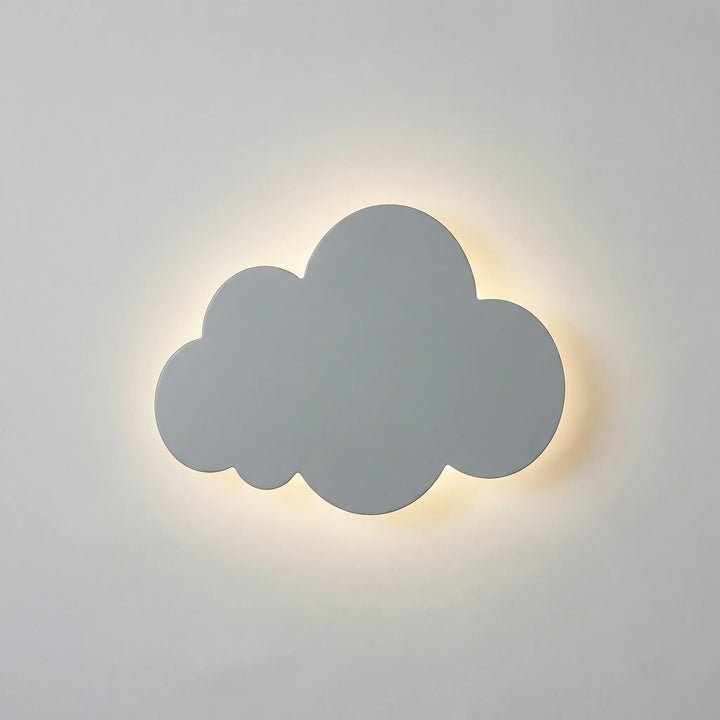 Dekoracyjny kinkiet LED Cloud do sypialni, ściemnialna lampa w kształcie chmury, energooszczędne oświetlenie.