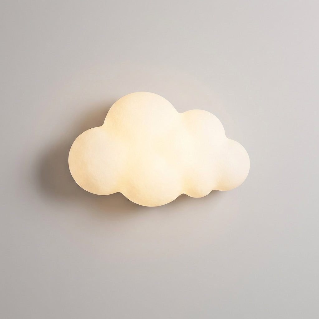 Kinkiet LED Cloud, ściemnialna lampa chmurka dla dzieci. Energooszczędne oświetlenie ścienne do pokoju malucha.