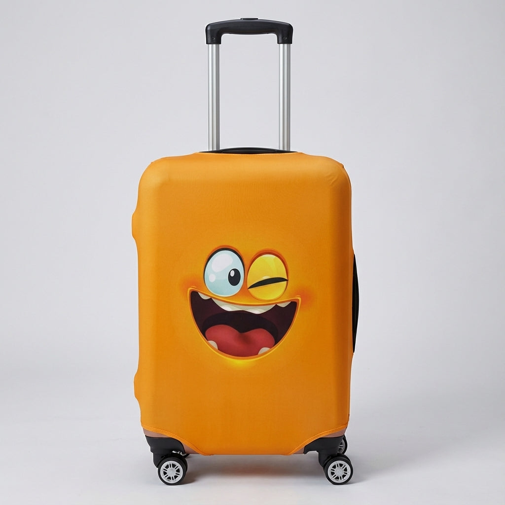Elastyczny pokrowiec na bagaż SmileGuard. Akcesoria podróżne, które wyróżniają Twoją walizkę.