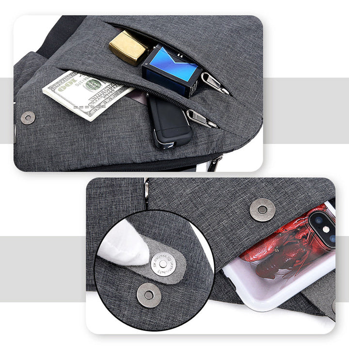 Praktyczna torba podróżna na ramię SafePack, ergonomiczna, lekka i bezpieczna, idealna na wyjazdy.