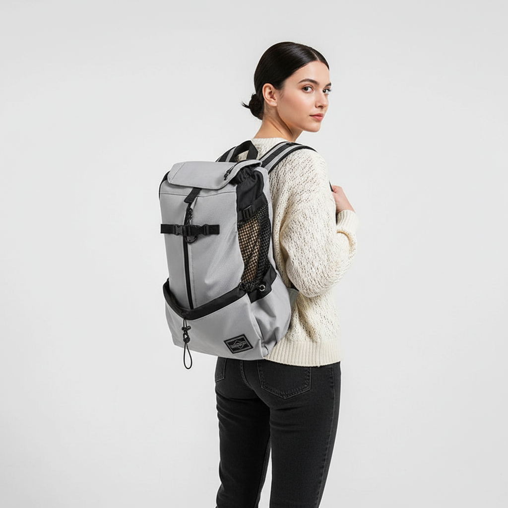 Nosidło dla psa CompanionPack, ergonomiczny plecak transportowy dla psa, do bezpiecznego transportu podczas podróży.