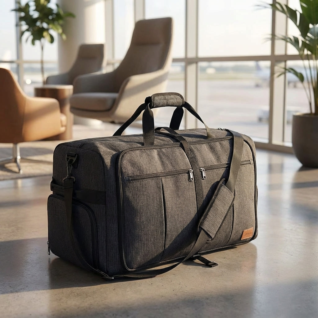 Składana torba podróżna FlexiHaul 80L, unisex, wodoodporna, idealna na duży bagaż.