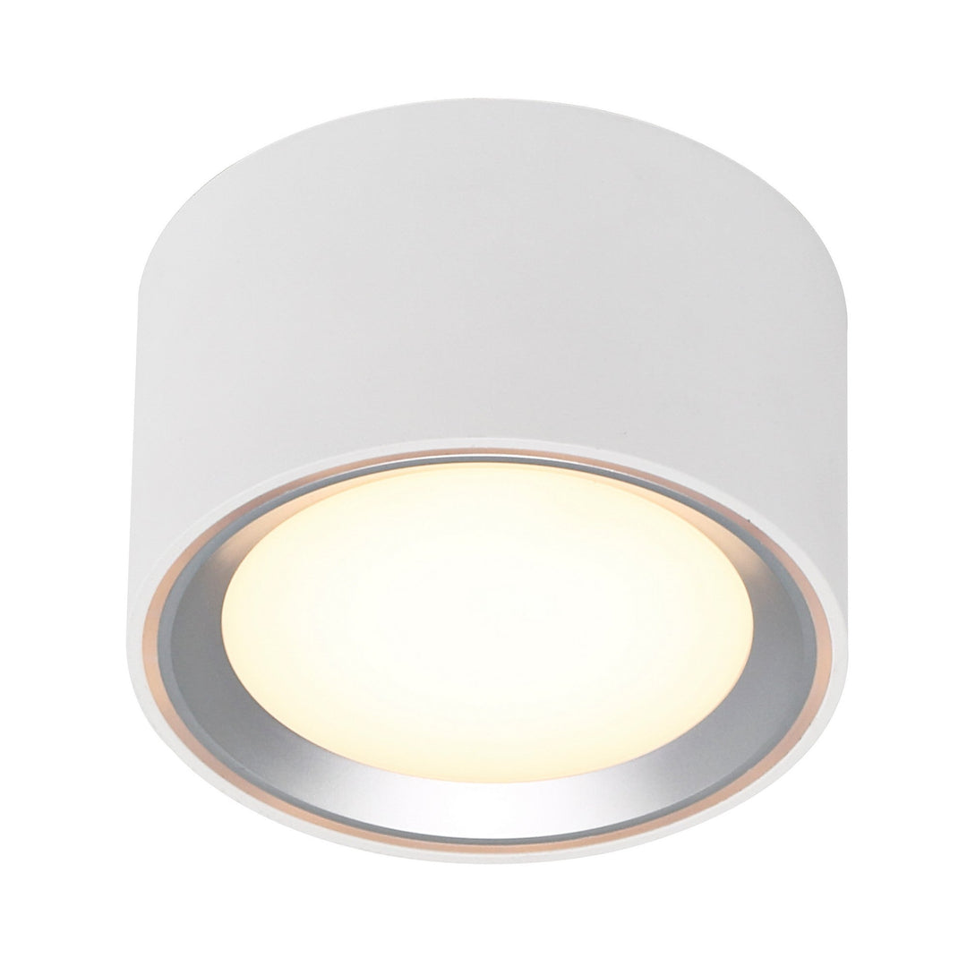 Stylowa lampa sufitowa LED Moodmaker, minimalistyczny design, ściemnialna, do nowoczesnych wnętrz.