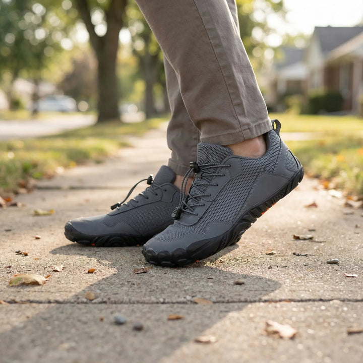 Unisex buty barefoot, lekkie i elastyczne, idealne do wędrówek i treningu outdoor. Szerokie palce, oddychające.