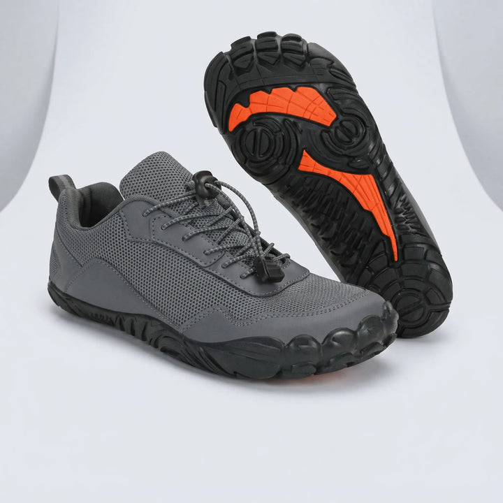 Oddychające buty outdoor unisex z lekkiego materiału, elastyczne, świetne na wędrówki i aktywny trening.