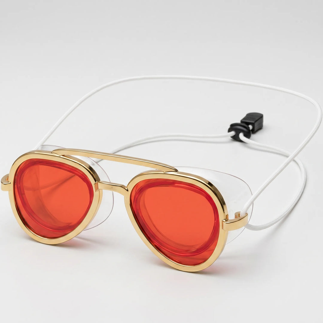 Gogle Aviator unisex do pływania, z komfortową uszczelką i szerokim polem widzenia, doskonałe na treningi.