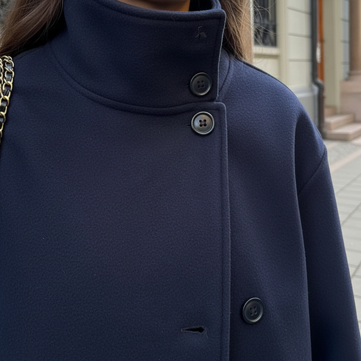 Krótka damska kurtka jesienna Audrey. Elegancka, modna i wygodna, doskonała jako okrycie przejściowe.