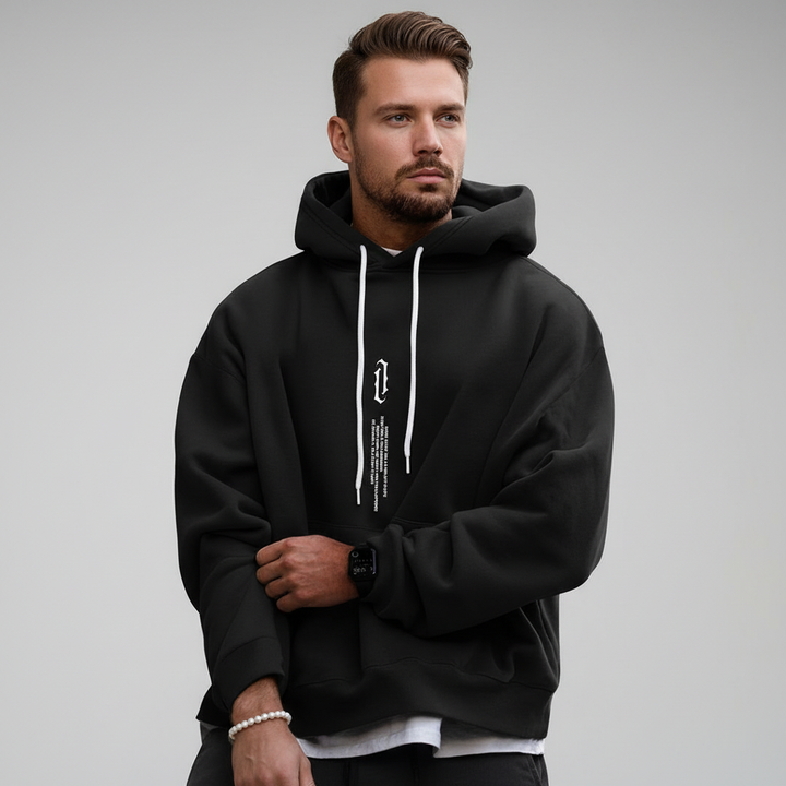 Komfortowa męska bluza hoodie Felix, wykonana z miękkiego materiału, idealna do relaksu.