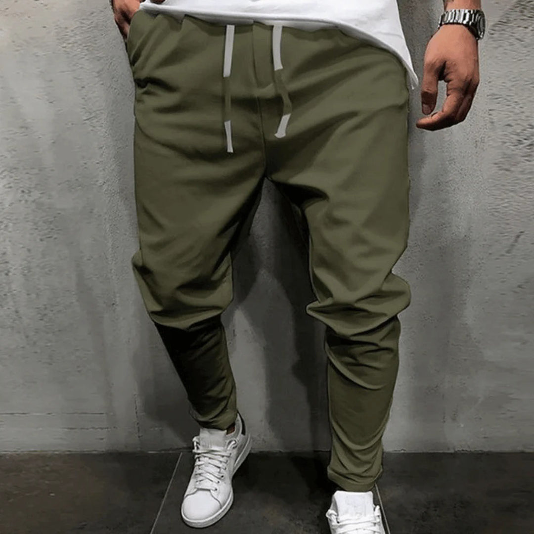 Bawełniane spodnie męskie dresowe. Lekkie joggery na lato, streetwear, sportowe i casual.