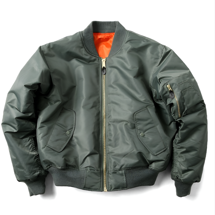 Klasyczna kurtka bomber unisex. Modna i wygodna, idealna jako okrycie wierzchnie na wiosnę i jesień.