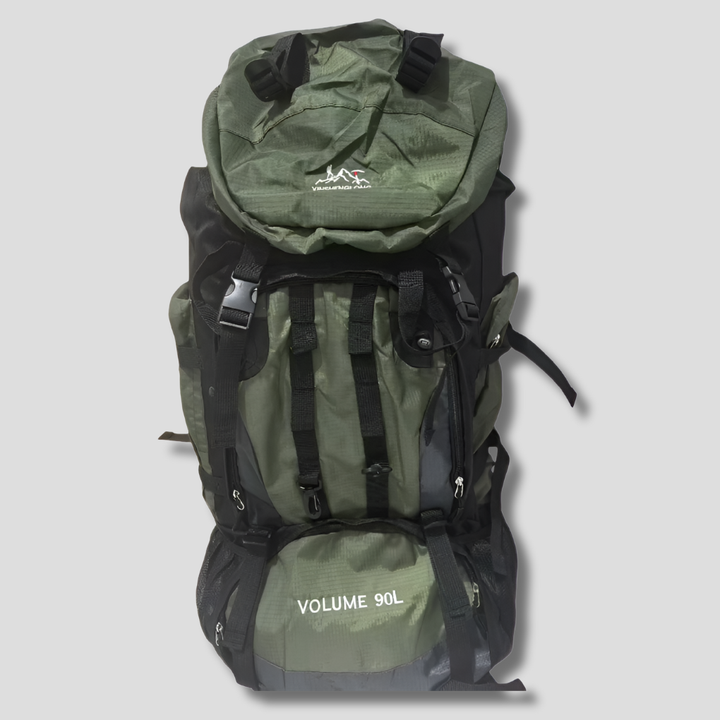 Lekki, wodoodporny plecak trekkingowy 90L unisex. Idealny na długie wędrówki i podróże w góry.