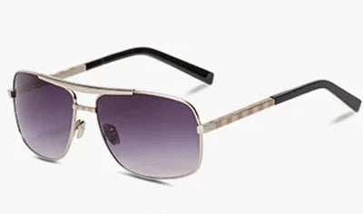 Eleganckie męskie okulary przeciwsłoneczne. Kwadratowy design, modne i idealne jako akcesorium do letnich strojów.