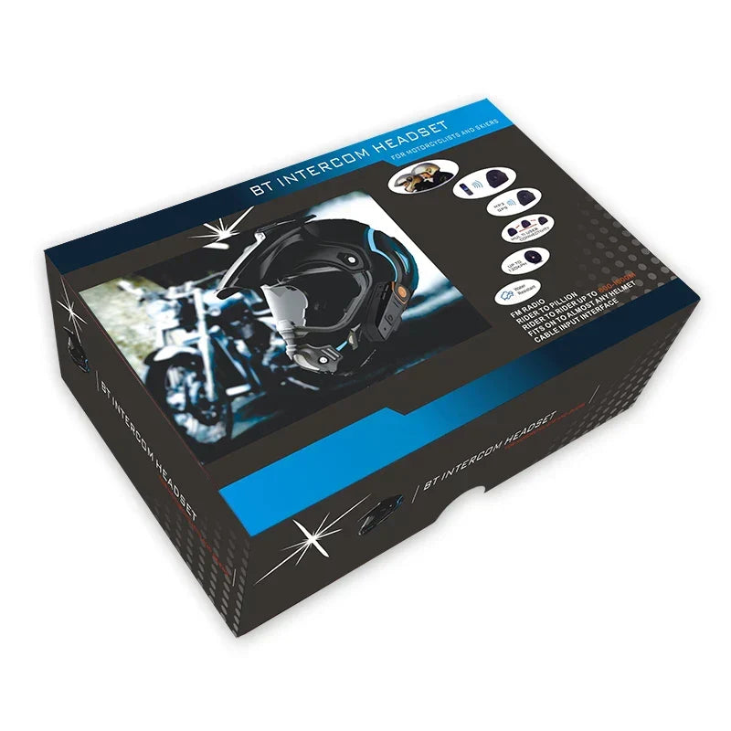 RoadLink interkom Bluetooth do jazdy na motocyklu. Wodoodporny, z FM, daleki zasięg 1000m.