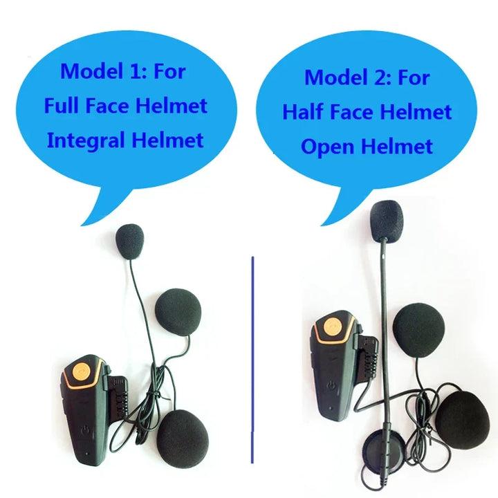 Bezprzewodowy interkom motocyklowy Bluetooth RoadLink. Wodoodporny, z radiem FM i zasięgiem 1 km.