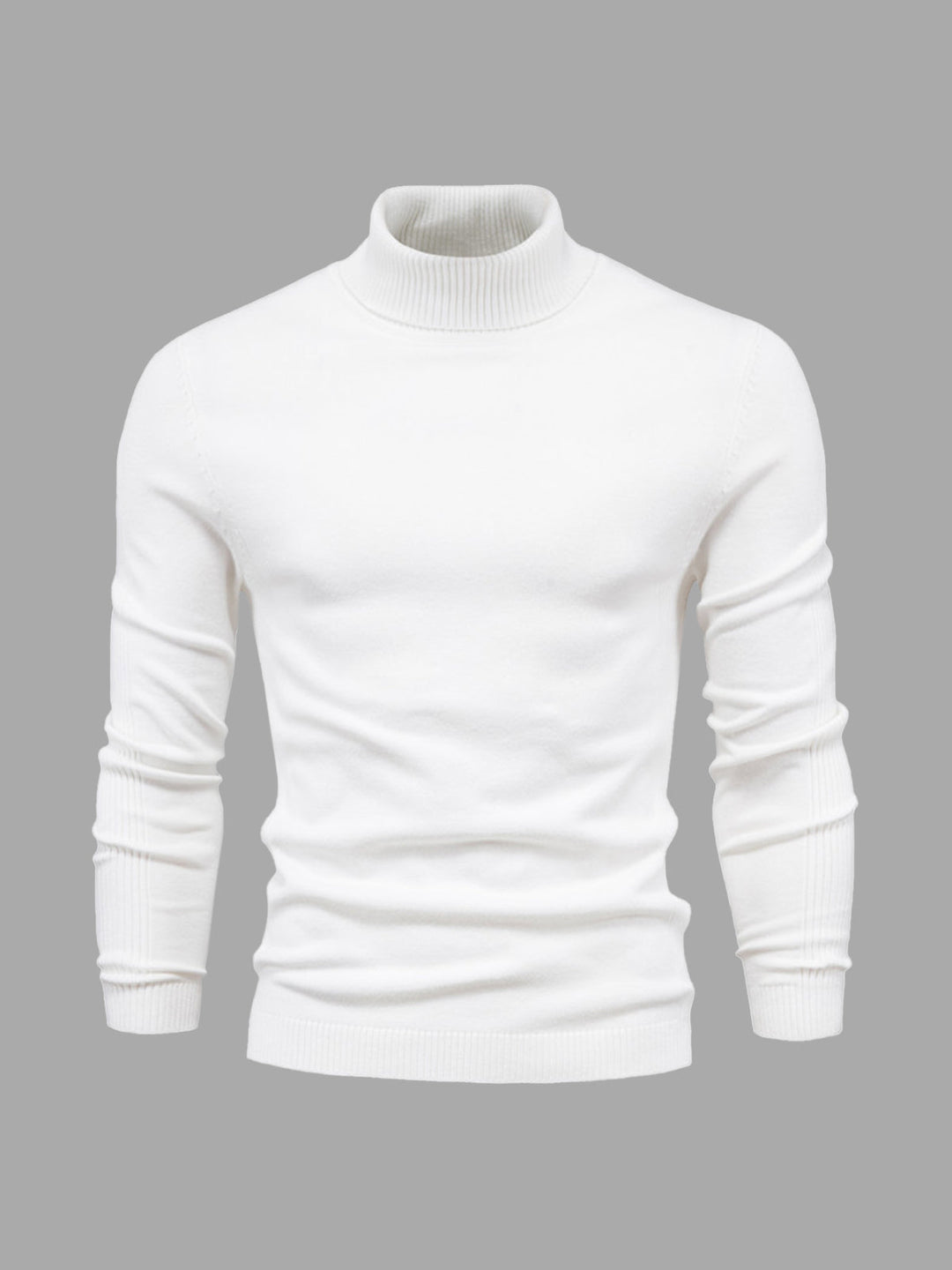 Komfortowy sweter męski Adrien. Golf jesienny o dopasowanym kroju, doskonały do casualowych i formalnych stylizacji.
