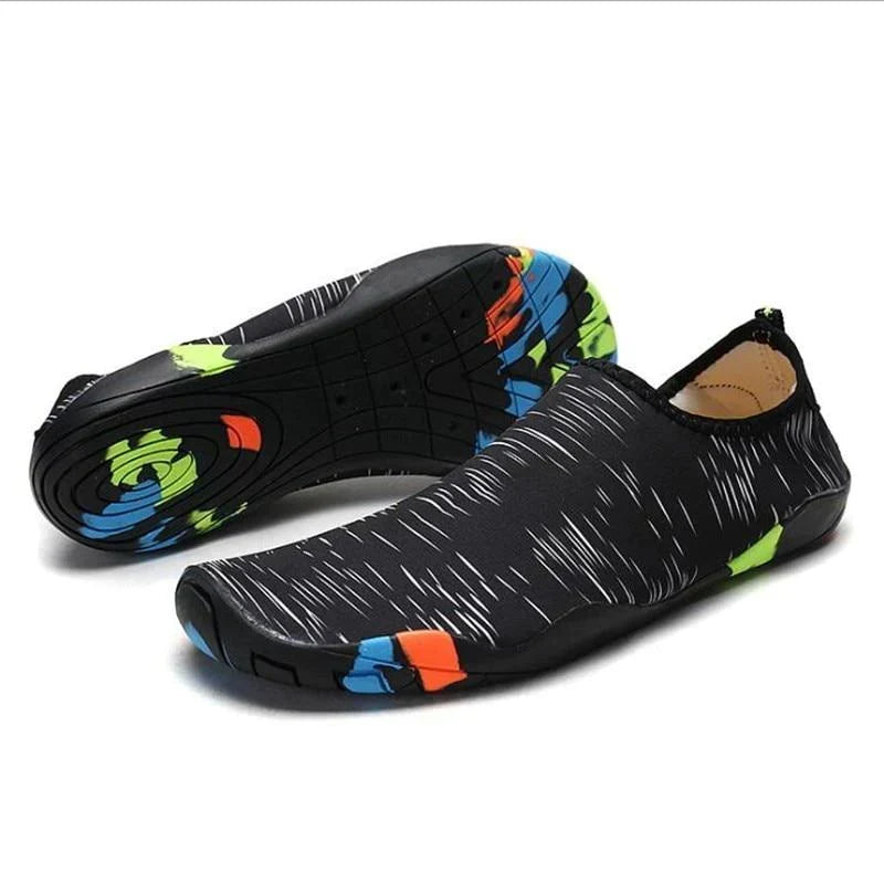 Unisex buty plażowe AquaFlex. Szybkoschnące, antypoślizgowe, niezbędne na każdą wodną eskapadę.