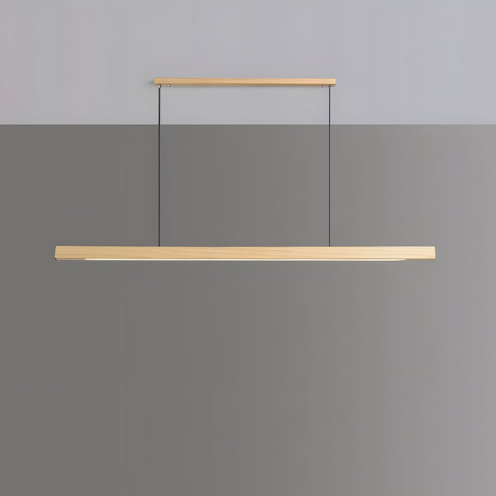 Sufitowa lampa LED minimalistyczna, drewno sosnowe. Elegancka forma, doskonała do nowoczesnych aranżacji.