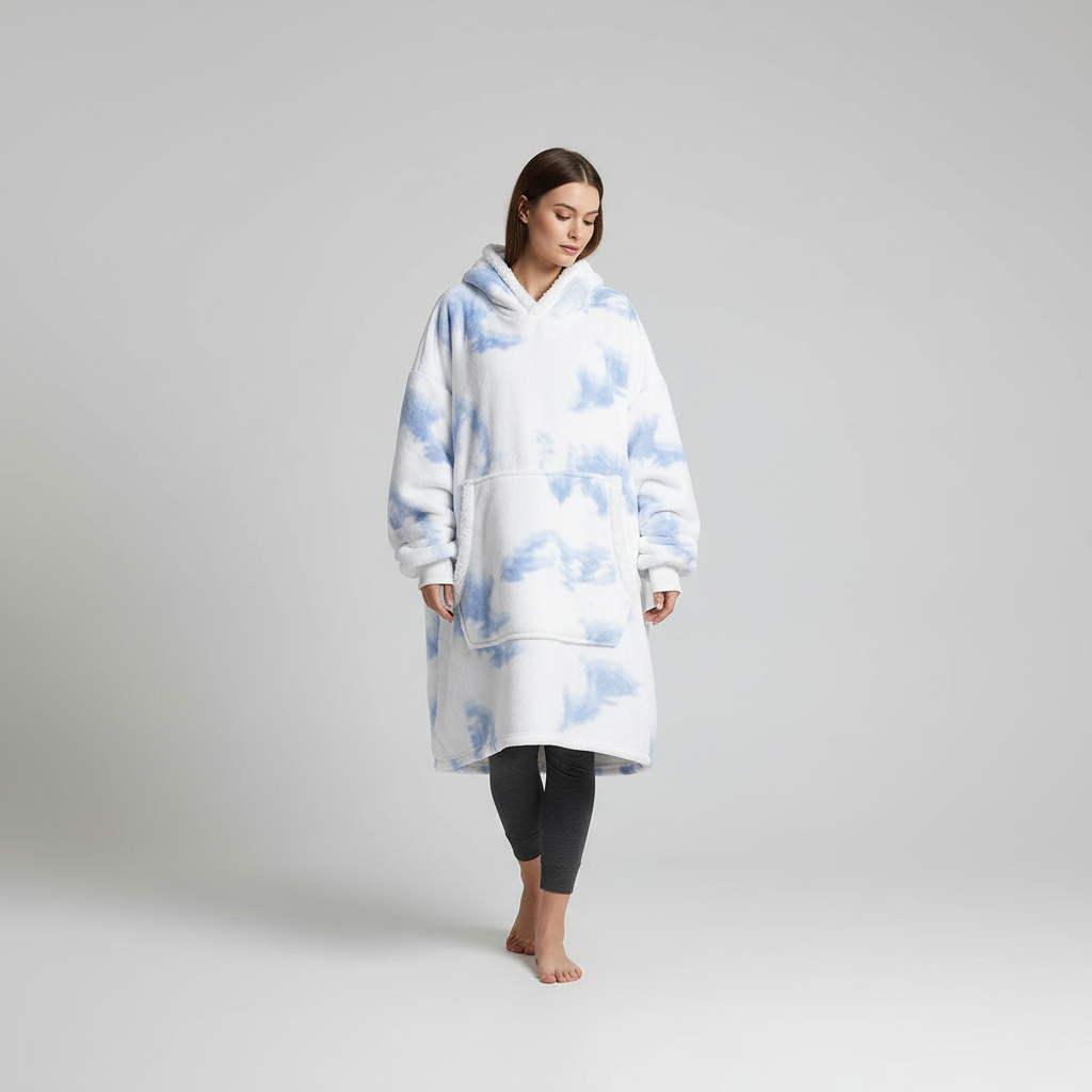 Kocobluza oversize unisex. Ciepła, idealna na domowy relaks i jako prezent na zimę.