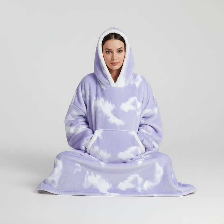 Bluza koc oversize unisex. Idealna na jesienne i zimowe wieczory, zapewnia przytulny relaks.