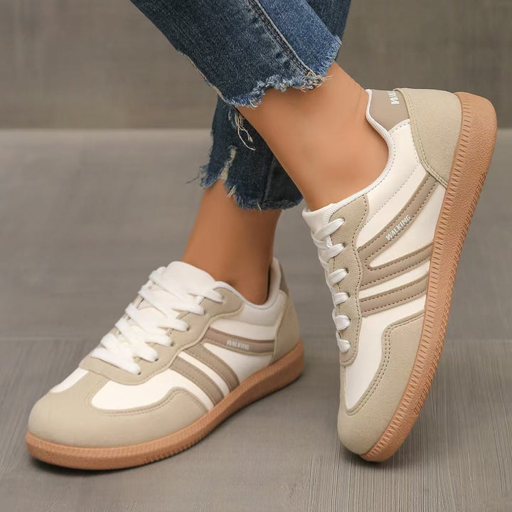 Damskie ortopedyczne sneakersy na szeroką stopę, idealne do codziennego komfortu i stylu.