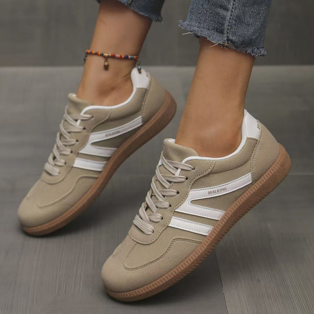 Damskie sneakersy ze wsparciem łuku, ortopedyczne, idealne na szeroką stopę do codziennego noszenia.