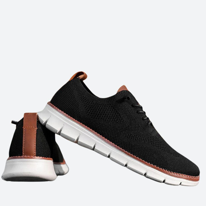Casualowe męskie sneakersy, bardzo lekkie i wygodne. Obuwie na wiosnę, zapewniające komfort ortopedyczny.
