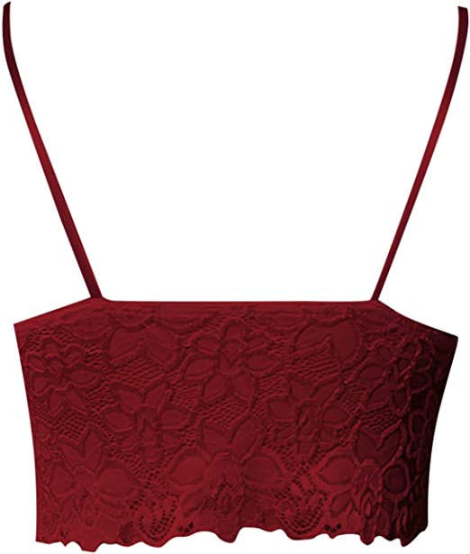 Wygodny koronkowy crop top dla kobiet, z regulowanymi ramiączkami. Idealny na upały.