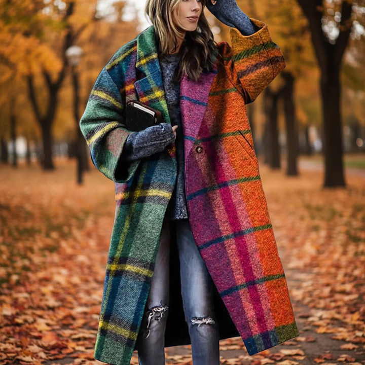 Damska klasyczna kurtka przejściowa na jesień, elegancka i komfortowa, idealna do codziennych stylizacji.