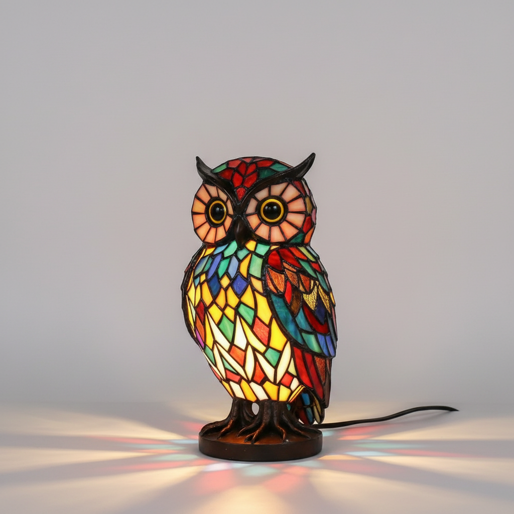 Lampa stołowa Artystyczna AnimalGlow z motywami zwierząt, dekoracja domu, oświetlenie nastrojowe.
