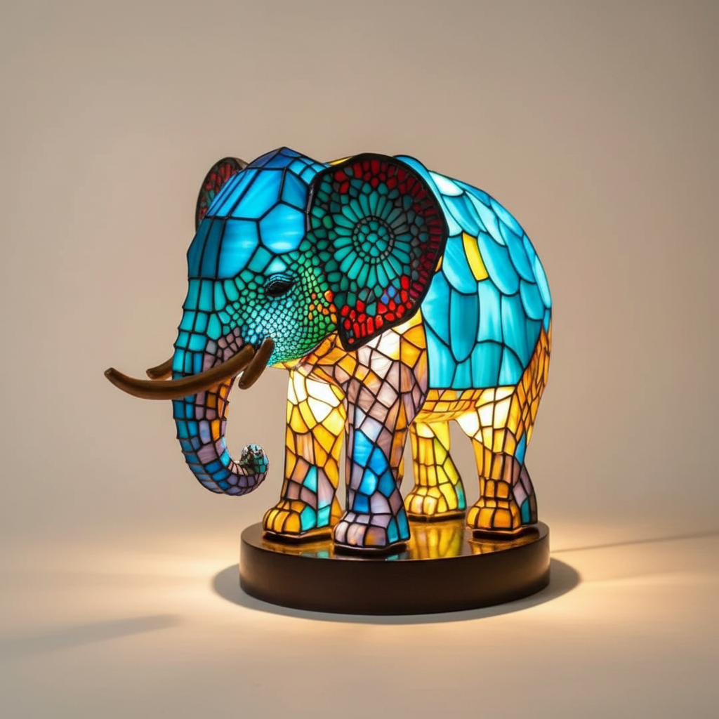 Lampa stołowa LightArt, artystyczne oświetlenie dodające atmosfery, motyw fantasy.