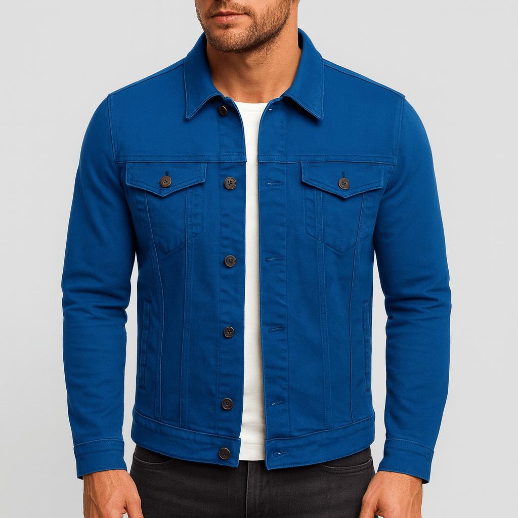 Elegancka kurtka wierzchnia unisex, dopasowana, z guzikami, idealna na wiele okazji. Komfort i styl.