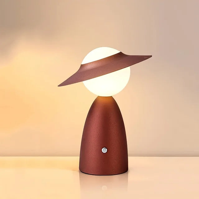 Przenośna lampa stołowa LED z ładowarką. Bezprzewodowe, dotykowe oświetlenie idealne do czytania.