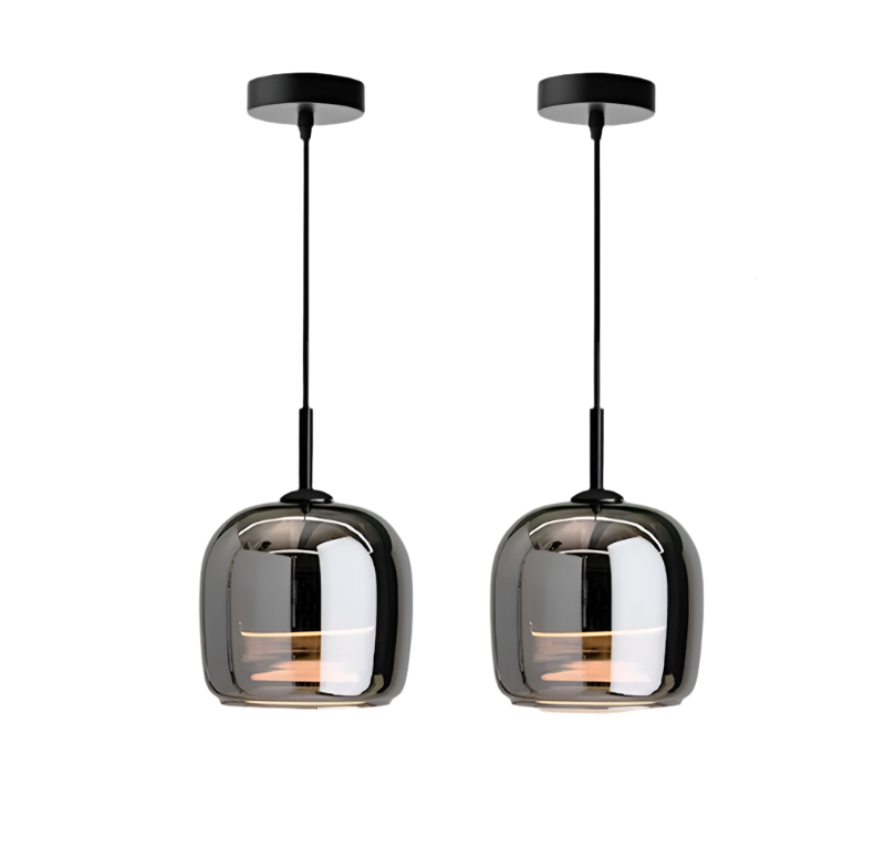 Lampa wisząca LED Glazura, nowoczesne oświetlenie nordyckie, idealne do salonu i jadalni.