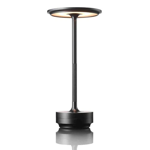 Lampa stołowa LED bezprzewodowa, minimalistyczna, eleganckie oświetlenie do sypialni.