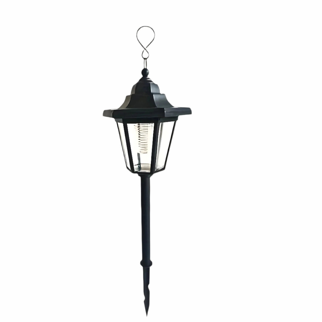 Solarne lampy ogrodowe LED vintage, automatyczne i bezprzewodowe. Energooszczędne oświetlenie zewnętrzne ogrodu.