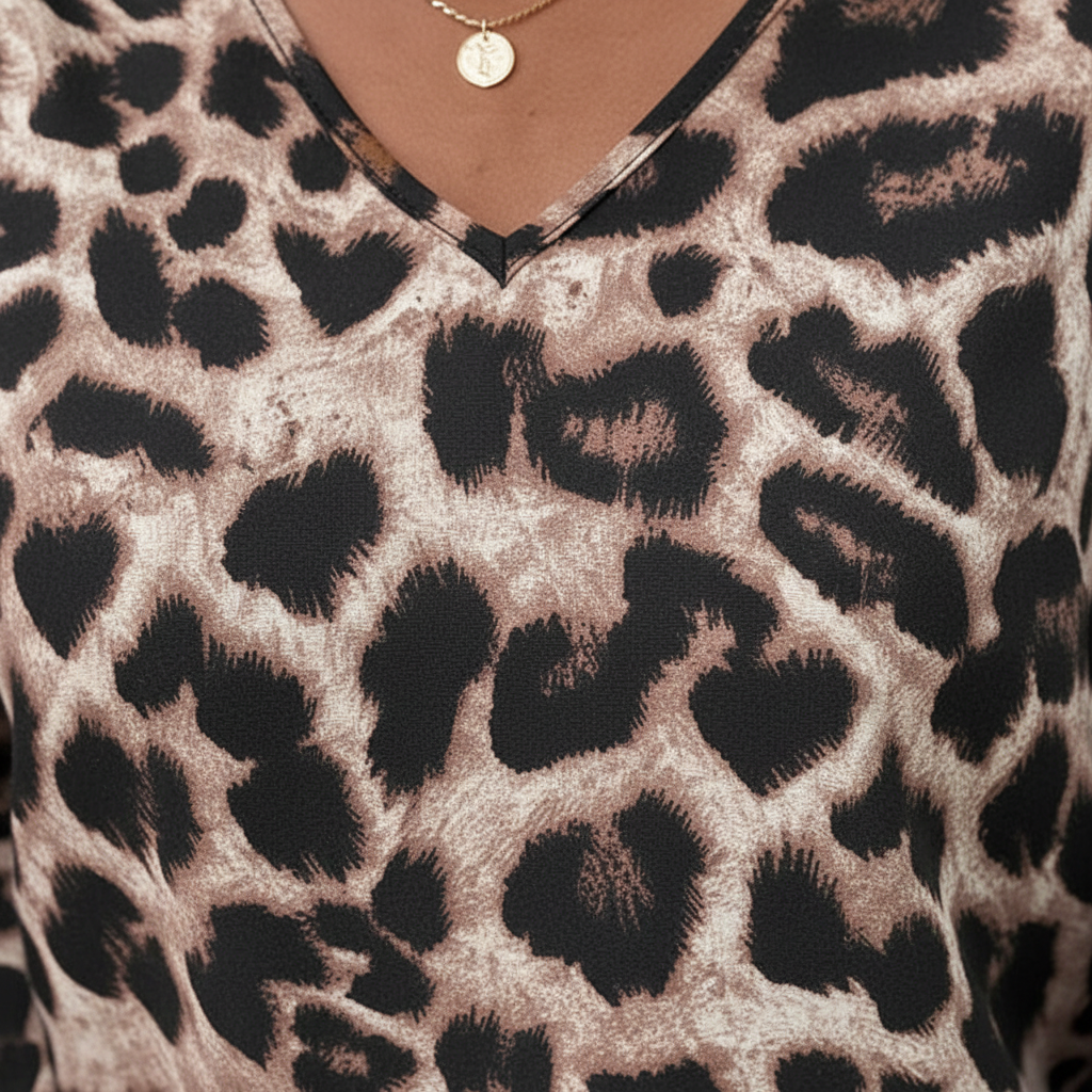 Modna bluzka damska Sabine z długim rękawem. Stylowy top na co dzień i eleganckie okazje. Komfortowy fason.