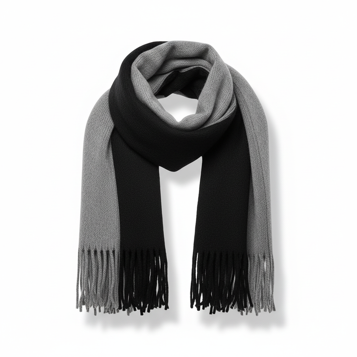 Kaszmirowy szalik unisex, luksusowy i ciepły, idealny dodatek do codziennych stylizacji zimowych.