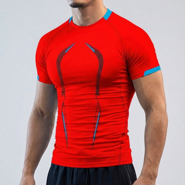 Lekka i oddychająca męska koszulka sportowa Rodney. Idealna do fitnessu, siłowni i aktywności.