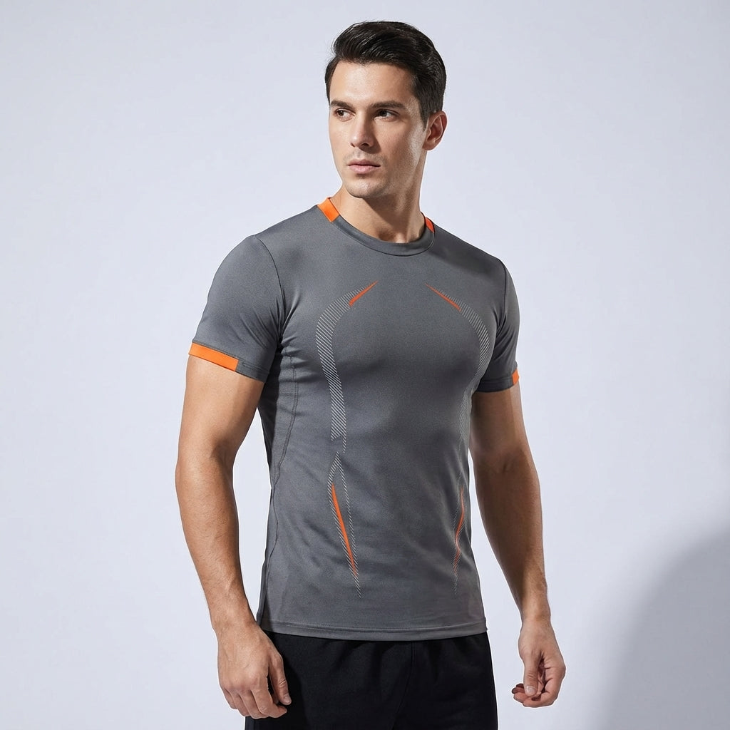 Rodney – męska koszulka sportowa do biegania, siłowni i fitnessu. Lekka, oddychająca odzież.