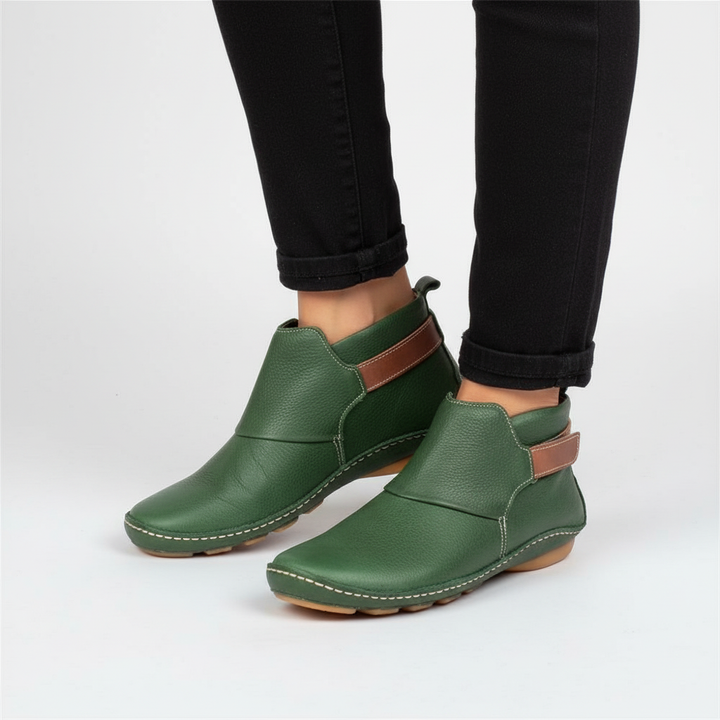 Eleganckie ortopedyczne buty damskie Leah. Komfortowe i antypoślizgowe obuwie zapewniające doskonałe wsparcie stopy.