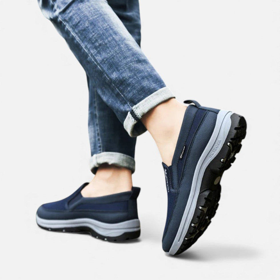 Lekkie męskie buty spacerowe, wsuwane, komfortowe, idealne na wiosenne dni.